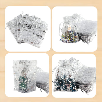 NFI essentials Potli Gift Pouches for Return Gifting, Pack of 50 Pcs (10x14 cm), Drawstring Burlap Pouch For Return Candy Gifts, Nikah, Birthday Suruku Pai Pouch - AYAHA ENTERPRISES PRIVATE LIMITED
