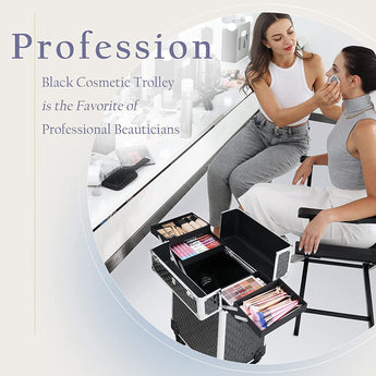 NFI essentials Makeup Vanity Trolley Bag (40x24x45 cm) - AYAHA ENTERPRISES PRIVATE LIMITED