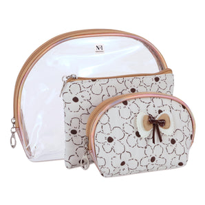 NFI essentials Makeup Pouch - 3 Piece Set