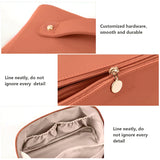 NFI essentials Cosmetic Travel Organizer Bag, Women's Makeup Pouch Toiletry Bag Portable Leather Wide Opening Cosmetics Bag with Handle and Divider - AYAHA ENTERPRISES PRIVATE LIMITED