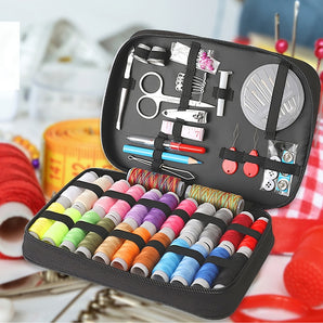 NFI essentials 84 Pcs Sewing Kit Stiching Set Tailor Thread Box Travel DIY Accessories Needles, Thread, Sewing Tools, Sui Dhaga All in One Combo Tailoring Materials