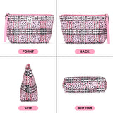 Printed Cosmetic Pouch | Makeup Pouch | Vanity Case | Travel Organiser | Size: 25x14.5x7.5cm - AYAHA ENTERPRISES PRIVATE LIMITED