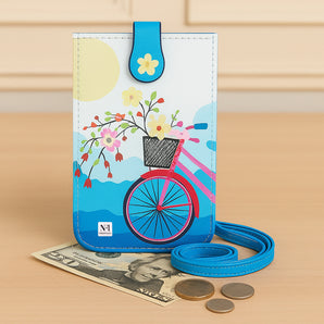 NFI essentials Small Crossbody Bag for Womens, Mobile Cell Phone Holder Wallet Bag, Shoulder Sling Bag, Printed Clutch Mobile Sling Bag, Phone Pouch for Girls