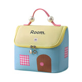 NFI essentials Makeup Pouch for Women, House Shaped Cosmetic Bag, Stylish Pouch for Makeup Accessories, Travel Pouch Vanity Kit Organiser Toiletry Bag Make up Pouch for Girls - AYAHA ENTERPRISES PRIVATE LIMITED