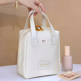 NFI essentials Portable Handheld Makeup Bag for Women with Compartments Large Capacity Travel Toiletry Cosmetic Bag with Handle Large Opening Makeup Pouch - AYAHA ENTERPRISES PRIVATE LIMITED