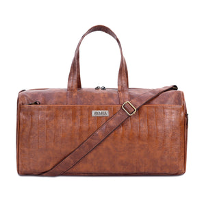 Ayaha  Leatherette Travel Duffle Bag 29L Gym Bag for Men Women Weekender Bag Large Luggage Bag for Travelling