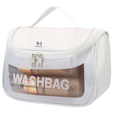 NFI essentials Transparent Cosmetic Bag With Hook, Wash Bag Travel Makeup Bag - AYAHA ENTERPRISES PRIVATE LIMITED