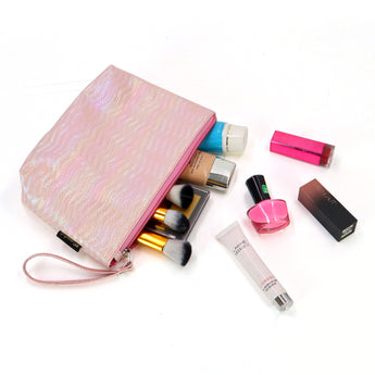 NFI essentials PU Makeup Pouches Stylish Pouch for Makeup Accessories Cosmetic Pouches for Women Toiletry Bag for Girls Make up Pouch for Women Storage Cosmetic Pouches Multifunctional Cosmetic Bag - AYAHA ENTERPRISES PRIVATE LIMITED