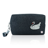 NFI essentials Makeup Pouch Cosmetic Pouch Vanity Case Jewellery Pouch Stationery Pencil Case Travel Organiser Travel Pouch Bag with Detachable Handle - AYAHA ENTERPRISES PRIVATE LIMITED