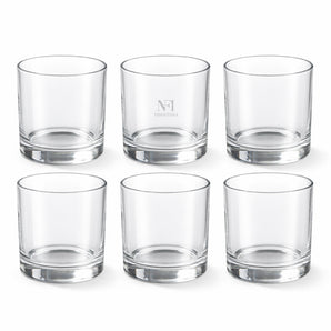 NFI essentials Set of 6 Glass Tumbler With Heavy Base Drinking Glasses for Water, Juice, Cold Drink, Mojito, Cocktail Perfect for Home, Restaurants and Parties