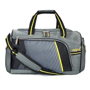 Ayaha Travel Duffle Weekender Bag 50cm, Large Luggage Bag for Travelling, Multi Purpose Handbag with Adjustable Handles (I86-D2 Grey)