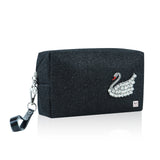 NFI essentials Makeup Pouch Cosmetic Pouch Vanity Case Jewellery Pouch Stationery Pencil Case Travel Organiser Travel Pouch Bag with Detachable Handle - AYAHA ENTERPRISES PRIVATE LIMITED