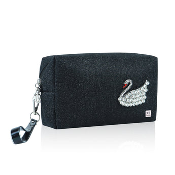 NFI essentials Makeup Pouch Cosmetic Pouch Vanity Case Jewellery Pouch Stationery Pencil Case Travel Organiser Travel Pouch Bag with Detachable Handle - AYAHA ENTERPRISES PRIVATE LIMITED