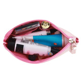 NFI essentials PU Makeup Pouches Stylish Pouch for Makeup Accessories Cosmetic Pouches for Women Toiletry Bag for Girls Make up Pouch for Women Storage Cosmetic Pouches Multifunctional Cosmetic Bag - AYAHA ENTERPRISES PRIVATE LIMITED