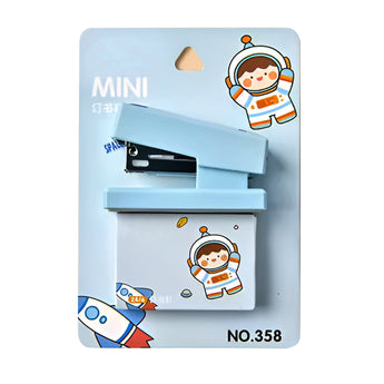 NFI essentials Mini Staplers Desktop Stapler,Assorted Color Small Stapler Size, 12 Sheet Stapler Built-in Staple Remover & 640 Standard Staples - AYAHA ENTERPRISES PRIVATE LIMITED