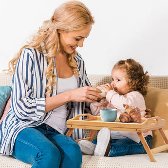 NFI essentials Bamboo Wood Foldable Breakfast Table, Bed Tray with Folding Legs, Serving Tray for Food Snacks, Portable Laptop Study Desk Table for Serving Dinner Tea (49x30 cm) - AYAHA ENTERPRISES PRIVATE LIMITED