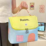 NFI essentials Makeup Pouch for Women, House Shaped Cosmetic Bag, Stylish Pouch for Makeup Accessories, Travel Pouch Vanity Kit Organiser Toiletry Bag Make up Pouch for Girls - AYAHA ENTERPRISES PRIVATE LIMITED