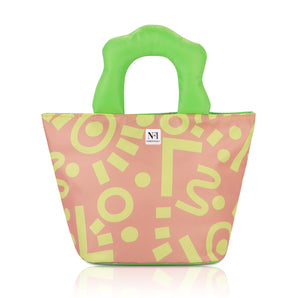 NFI essentials Insulated Lunch Bag for Men Women Large Tiffin Carry Bag Travel Lunch Box Organizer for Office, School, College, Leak-Proof Printed Lunch Cooler Bag