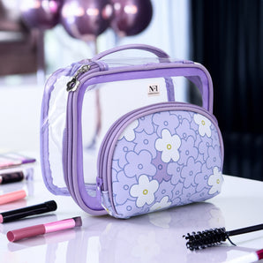 NFI essentials Set of 2 Cosmetic pouch Makeup pouch Vanity Pouch