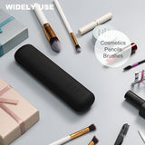 NFI essentials Large Travel Makeup Brush Holder, Silicone Portable Cosmetic Face Brushes Case with Magnetic Closure, Soft and Sleek WaterProof Small Makeup Brush Pouch - AYAHA ENTERPRISES PRIVATE LIMITED