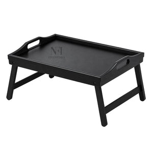 NFI essentials Foldable Breakfast Table, Bed Tray with Folding Legs