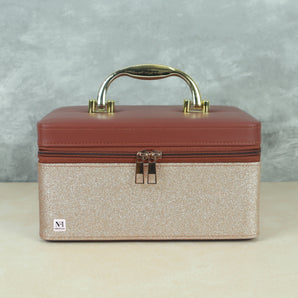 NFI essentials Makeup Vanity Box (Rose Gold)