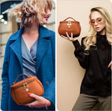 NFI essentials Cosmetic Travel Organizer Bag, Women's Makeup Pouch Toiletry Bag Portable Leather Wide Opening Cosmetics Bag with Handle for Girls - AYAHA ENTERPRISES PRIVATE LIMITED