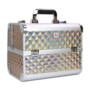 NFI essentials Cosmetic Storage Case Makeup Bag Vanity Kit Travel Organiser Big Box