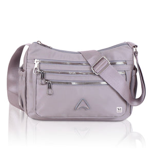 NFI essentials Crossbody Bag for Women, Multi-Layer Stylish Sling Bag for Girl, Nylon Shoulder Bag Purse for Ladies, Multi Pocket Travel Massenger Bag for Woman Latest - AYAHA ENTERPRISES PRIVATE LIMITED