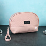 NFI essentials Makeup Pouch for Women, Cosmetic Bag, Semi-circle Stylish PU Pouch for Makeup Accessories, Travel Pouch Vanity Kit Organiser Toiletry Bag Make up Pouch for Girls - AYAHA ENTERPRISES PRIVATE LIMITED