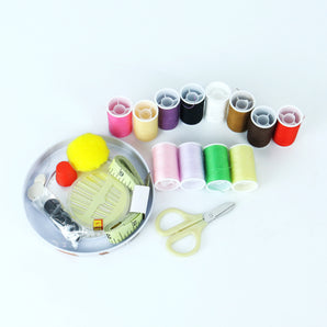 NFI essentials 30 Pcs Sewing Kit Stiching Set Tailor Thread Box Travel DIY Accessories Needles, Thread, Sewing Tools, Sui Dhaga All in One Combo Tailoring Materials