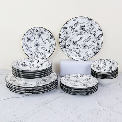 NFIessentials 24pcs Ceramic Dinner Set