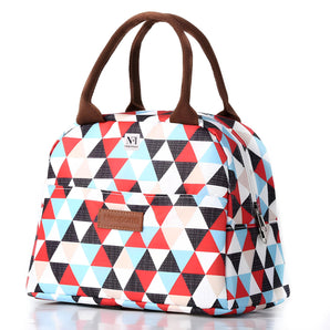 NFI essentials Insulated Lunch Bag for Men Women with Front Pocket Portable Thermal Large Tiffin Carry Bag Travel Lunch Box Organizer for Office, School, College