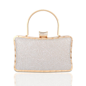 NFI essentials Glitter Clutch for Women's, Evening Handbags for Bridal