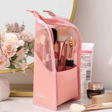 NFI essentials Makeup Brush Organizer Bag for Women, Portable Makeup Brush Holder Travel Makeup Brush Case Standing Zipper Waterproof Cosmetic Brush Pouch - AYAHA ENTERPRISES PRIVATE LIMITED