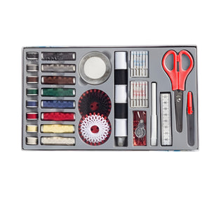 NFI essentials 43 Pcs Sewing Kit Stiching Set Tailor Thread Box Travel DIY Accessories Needles, Thread, Sewing Tools, Sui Dhaga All in One Combo Tailoring Materials