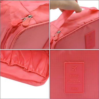 NFI essentials Lingerie Organizer for Women, Portable Travel Storage Bag for Bra, Underwear, Socks, Panties, Cosmetics, Multi-Functional Toiletry Pouch Accessories - AYAHA ENTERPRISES PRIVATE LIMITED