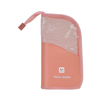 NFI essentials Makeup Brush Organizer Bag for Women, Portable Makeup Brush Holder Travel Makeup Brush Case Standing Zipper Waterproof Cosmetic Brush Pouch - AYAHA ENTERPRISES PRIVATE LIMITED