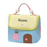 NFI essentials Makeup Pouch for Women, House Shaped Cosmetic Bag, Stylish Pouch for Makeup Accessories, Travel Pouch Vanity Kit Organiser Toiletry Bag Make up Pouch for Girls - AYAHA ENTERPRISES PRIVATE LIMITED