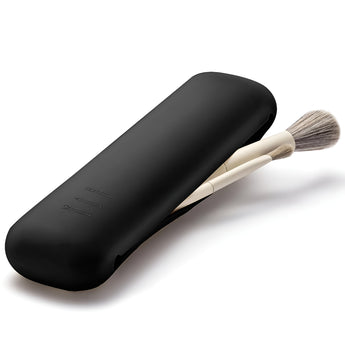 NFI essentials Large Travel Makeup Brush Holder, Silicone Portable Cosmetic Face Brushes Case with Magnetic Closure, Soft and Sleek WaterProof Small Makeup Brush Pouch - AYAHA ENTERPRISES PRIVATE LIMITED