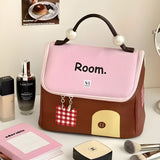 NFI essentials Makeup Pouch for Women, House Shaped Cosmetic Bag, Stylish Pouch for Makeup Accessories, Travel Pouch Vanity Kit Organiser Toiletry Bag Make up Pouch for Girls - AYAHA ENTERPRISES PRIVATE LIMITED