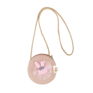 NFI essentials Round Sling Bag for Women, Stylish Shoulder Bag for Girls, Travel Crossbody Bag Purse for Ladies, Jute Zipper Closure Straw Side Sling Bag for Woman Latest