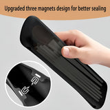 NFI essentials Large Travel Makeup Brush Holder, Silicone Portable Cosmetic Face Brushes Case with Magnetic Closure, Soft and Sleek WaterProof Small Makeup Brush Pouch - AYAHA ENTERPRISES PRIVATE LIMITED