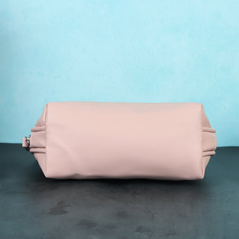 NFI essentials Makeup Pouch for Women, Cosmetic Bag, Semi-circle Stylish PU Pouch for Makeup Accessories, Travel Pouch Vanity Kit Organiser Toiletry Bag Make up Pouch for Girls - AYAHA ENTERPRISES PRIVATE LIMITED