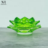 NFI essentials Exquisite Lotus Flower shaped Tea Light Candle or Diya Holder Decorative Centerpiece for Home Decor and Festival Like Diwali, Christmas or Eid - AYAHA ENTERPRISES PRIVATE LIMITED