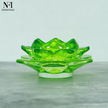 NFI essentials Exquisite Lotus Flower shaped Tea Light Candle or Diya Holder Decorative Centerpiece for Home Decor and Festival Like Diwali, Christmas or Eid - AYAHA ENTERPRISES PRIVATE LIMITED