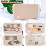 NFI essentials Makeup Brush Holder Pouch for Travel, Silicone Portable Cosmetic Face Brushes Case with Zipper Closure, Soft and Sleek Water Proof Large Make up Brush Pouch - AYAHA ENTERPRISES PRIVATE LIMITED