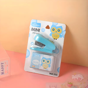 NFI essentials Mini Staplers Desktop Stapler,Assorted Color Small Stapler Size, 12 Sheet Stapler Built-in Staple Remover & 640 Standard Staples