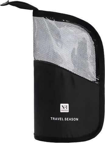 NFI essentials Makeup Brush Organizer Bag for Women, Portable Makeup Brush Holder Travel Makeup Brush Case Standing Zipper Waterproof Cosmetic Brush Pouch (Copy) - AYAHA ENTERPRISES PRIVATE LIMITED