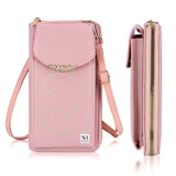NFI essentials Womens Crossbody Wallet, Small Mobile Cell Phone Holder Bag, Pocket Wallet, Hand Purse, Clutch Mobile Sling Bag, Phone Pouch for Women - AYAHA ENTERPRISES PRIVATE LIMITED